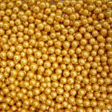 Шарики сахаристые золотые 3 мм