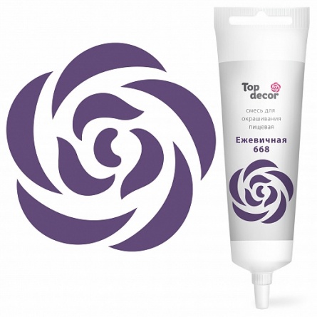 Пищевой краситель гелевый "Ежевичный" 100г фото 1