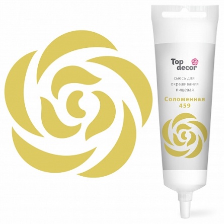 Пищевой краситель гелевый "Соломенный" 100г фото 1