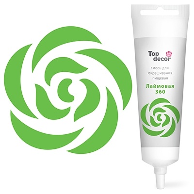 Пищевой краситель гелевый "Лаймовый" 100г фото 1