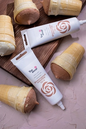 Пищевой краситель гелевый "Шоколадный пломбир" 100г фото 2