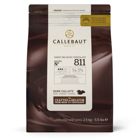 Темный шоколад Callebaut 811 фото 1