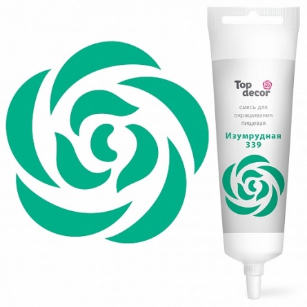 Пищевой краситель гелевый "Изумрудная" 100г фото 1