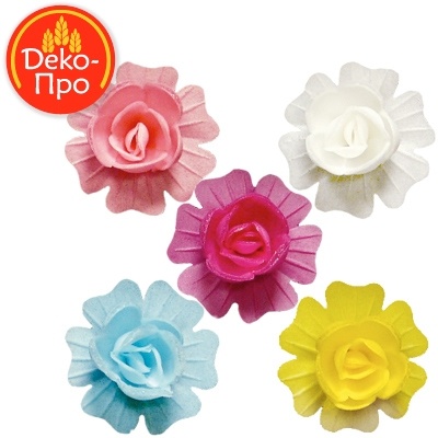 Цветы шиповника махровые (40 мм, 70 штук) фото 1