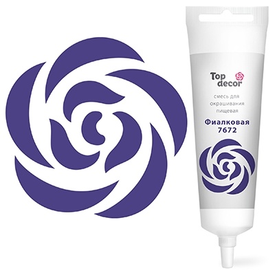 Пищевой краситель гелевый "Фиалковый" 100г фото 1